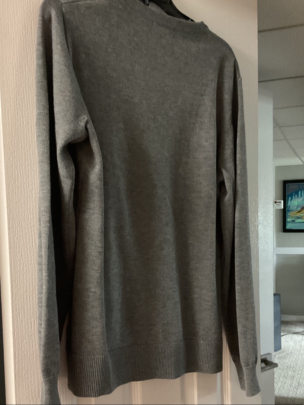 Dover Gray Crewneck Sweater with Horse - Picture 2 of 3